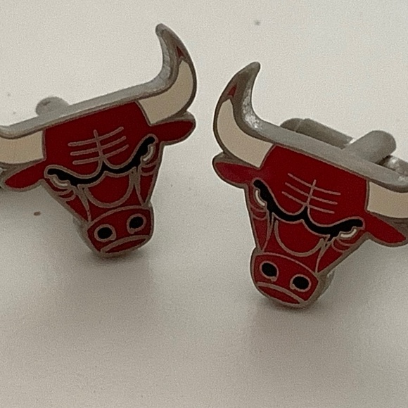 Chicago Bulls (Da Bulls) Vintage Cufflinks - Picture 1 of 4
